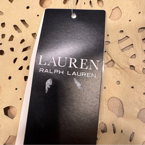 Ralph Lauren Black Label Women’s Top, Lamb Leather Peplum Cutout, Size 8 NWT - Picture 4 of 12